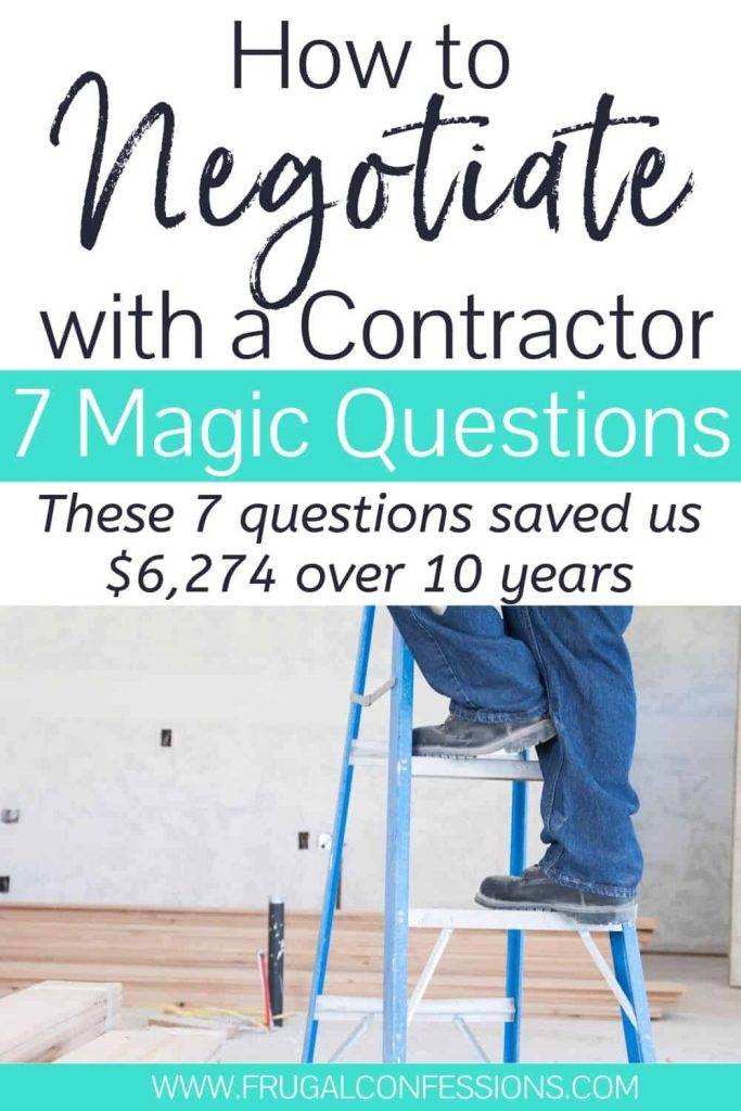 How To Negotiate Home Improvement?